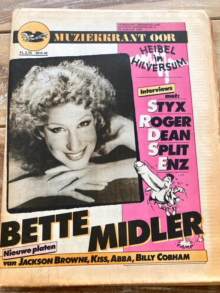 Muziekkrant OOR 1978 SPLIT ENZ Styx ROGER DEAN The ONLY ONES, Ophalen of Verzenden, Muziek, Film of Tv