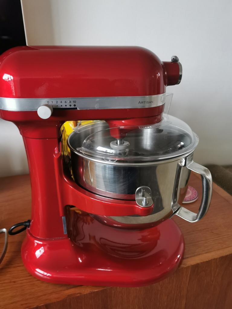KitchenAid  5KSM7580XECA, Witgoed en Apparatuur, Keukenmixers, 4 liter of meer, Ophalen of Verzenden, Zo goed als nieuw, 3 snelheden of meer