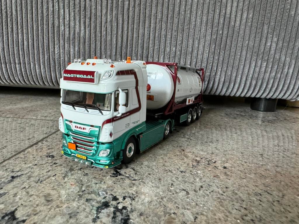 WSI Daf XF SSC Jan Nagtegaal chassis + 20ft container, Ophalen of Verzenden, Zo goed als nieuw, Bus of Vrachtwagen, Wsi