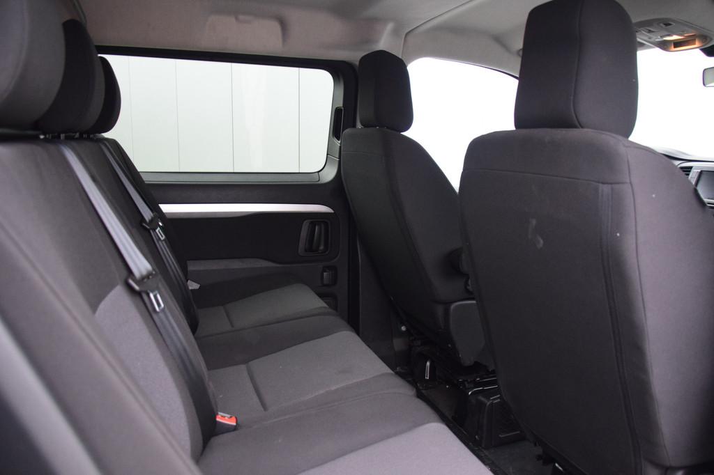 Peugeot Expert 2.0 BlueHDI 180 S&S DC 2x Schuifdeur Navi/Cam, Stof, Gebruikt, 4 cilinders, Zwart