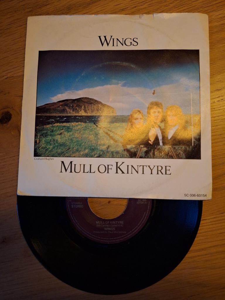 Wings - Mull of Kintyre Vinyl Single (7 inch), Ophalen of Verzenden, Gebruikt, 7 inch, Single