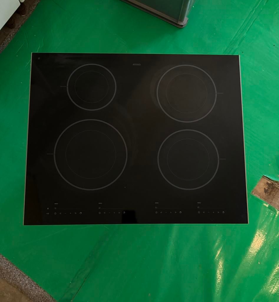 ATAG inductie kookplaat HI6271M - 4 zones, Gebruikt, Inbouw, Inductie, 4 kookzones