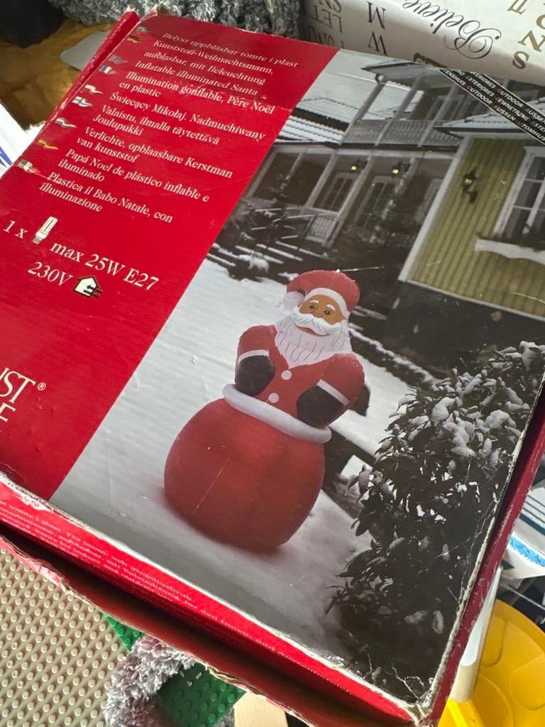 Kerst opblaas kerstman, Diversen, Kerst, Ophalen of Verzenden