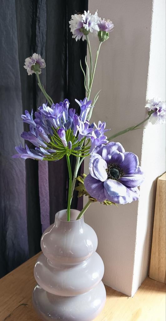 Kunstbloemen paars/ lila, Ophalen