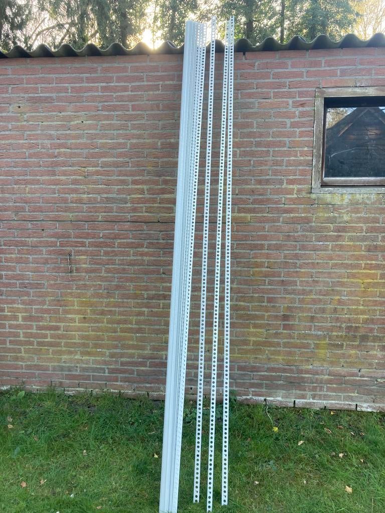 gepoedercoate eindprofielen gipsplaat (plafond / wand), Doe-het-zelf en Verbouw, Ophalen of Verzenden