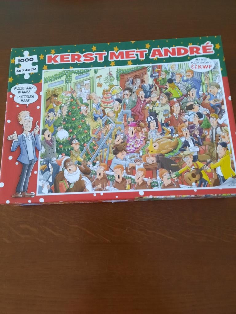 Kerst met André puzzel 1000 stukjes, Ophalen, 500 t/m 1500 stukjes, Zo goed als nieuw