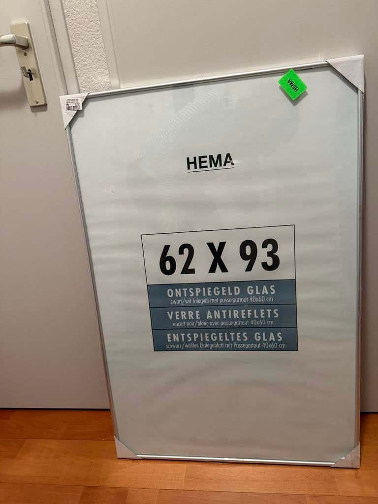 Lijsten voor poster 62 x 93 cm, 2 stuks, Verzamelen, Posters, Nieuw, Overige onderwerpen, Deurposter of groter, Rechthoekig Staand