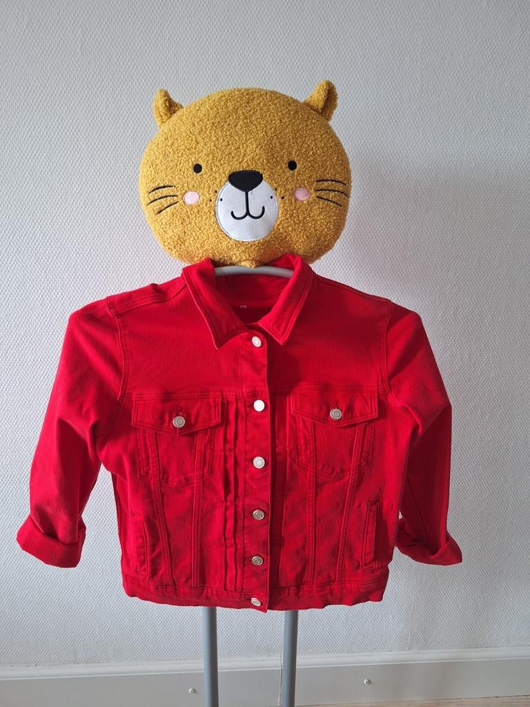 Rood spijkerjasje C & A maat 38, Ophalen of Verzenden, Nieuw, Rood