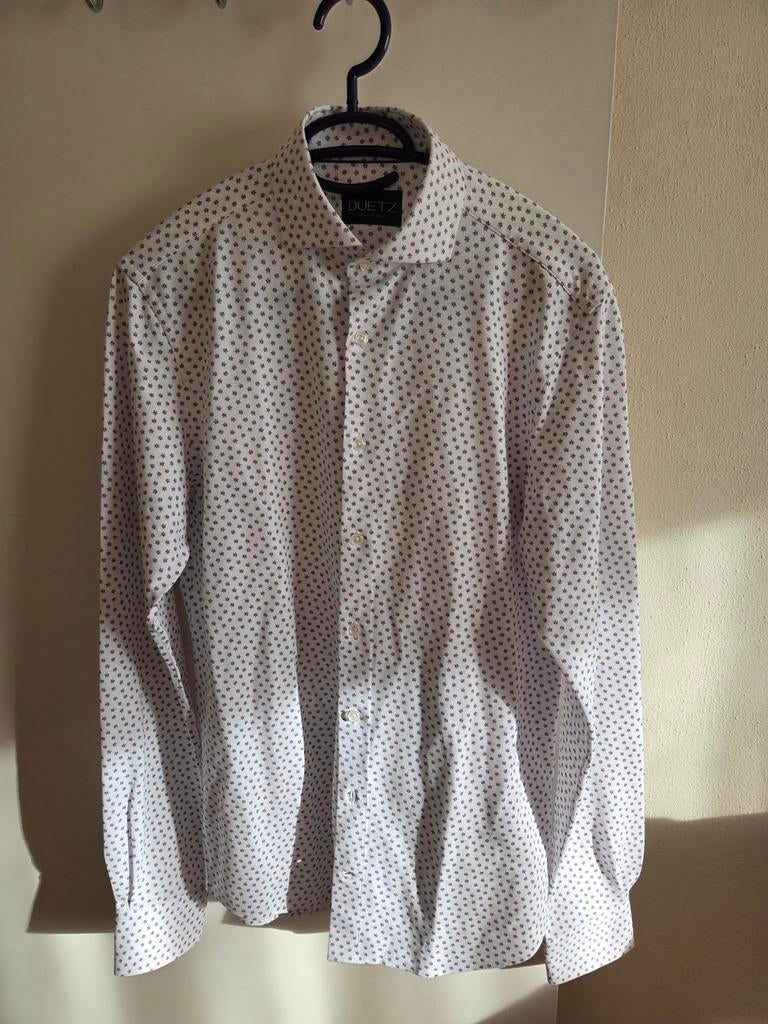 Duetz overhemd, Ophalen of Verzenden, Nieuw, Wit, Halswijdte 38 (S) of kleiner