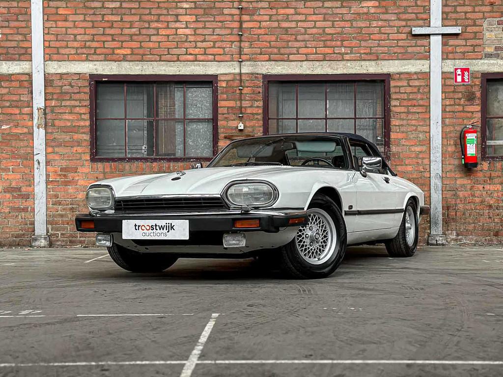 Jaguar XJS Convertible 5.3 V12 267pk 1992, Auto's, Jaguar, Bedrijf, XJS, Open dak, Benzine, Cabriolet, Automaat, Gebruikt
