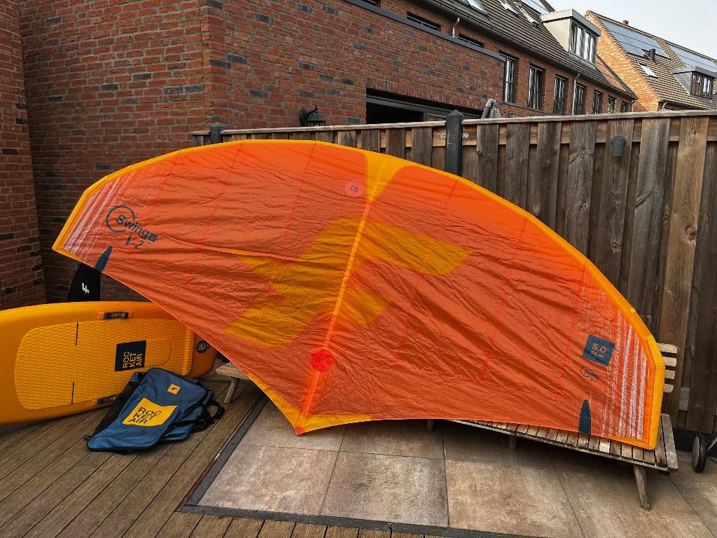 F-ONE Wingfoil Set – ZGAN – Complete Set (Board, Foil, Wing), Watersport en Boten, Wingsurfen, Ophalen, Zo goed als nieuw, Wingsurfset