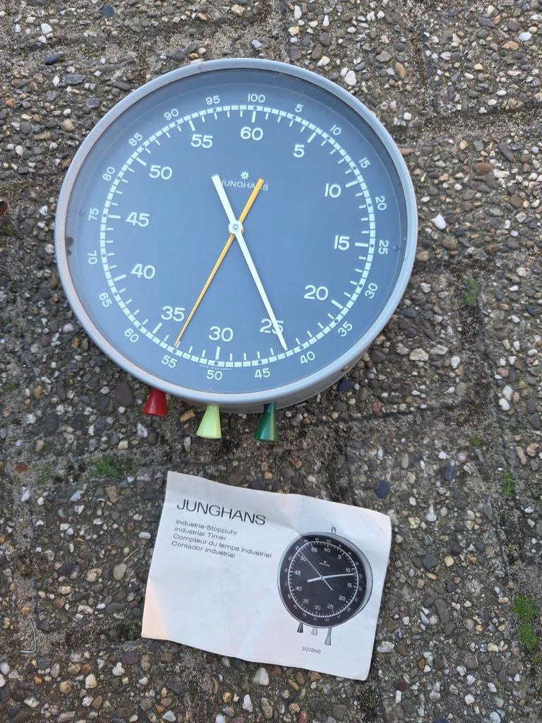 Vintage Junghans Industriële Stopwatch/Timer, Antiek en Kunst, Antiek | Klokken, Ophalen of Verzenden