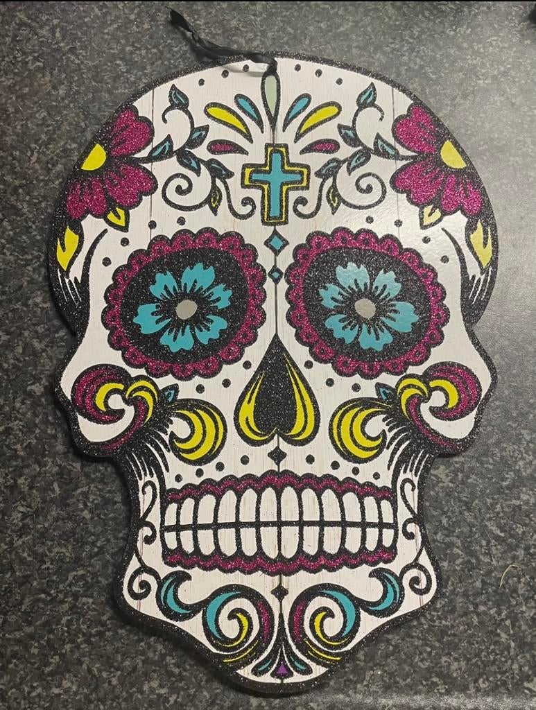 SKULL 2  DECORATIE, Ophalen of Verzenden, Nieuw, Versiering, Halloween of Griezel