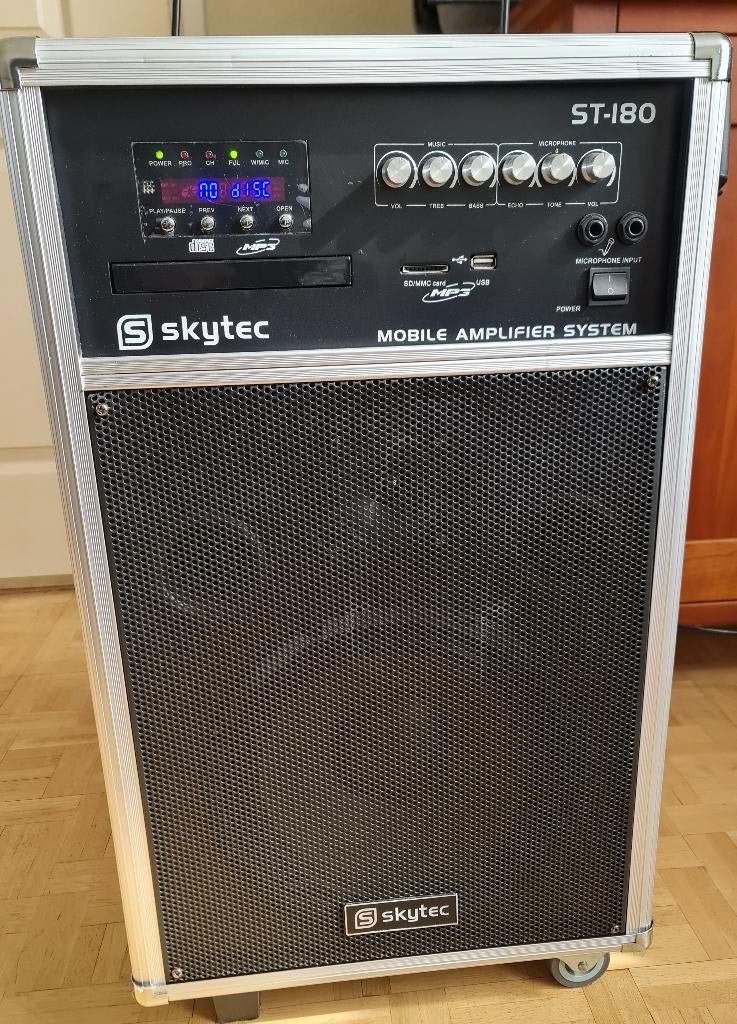 skytec ST-180, Ophalen of Verzenden, 120 watt of meer, Front, Rear of Stereo speakers, Overige merken