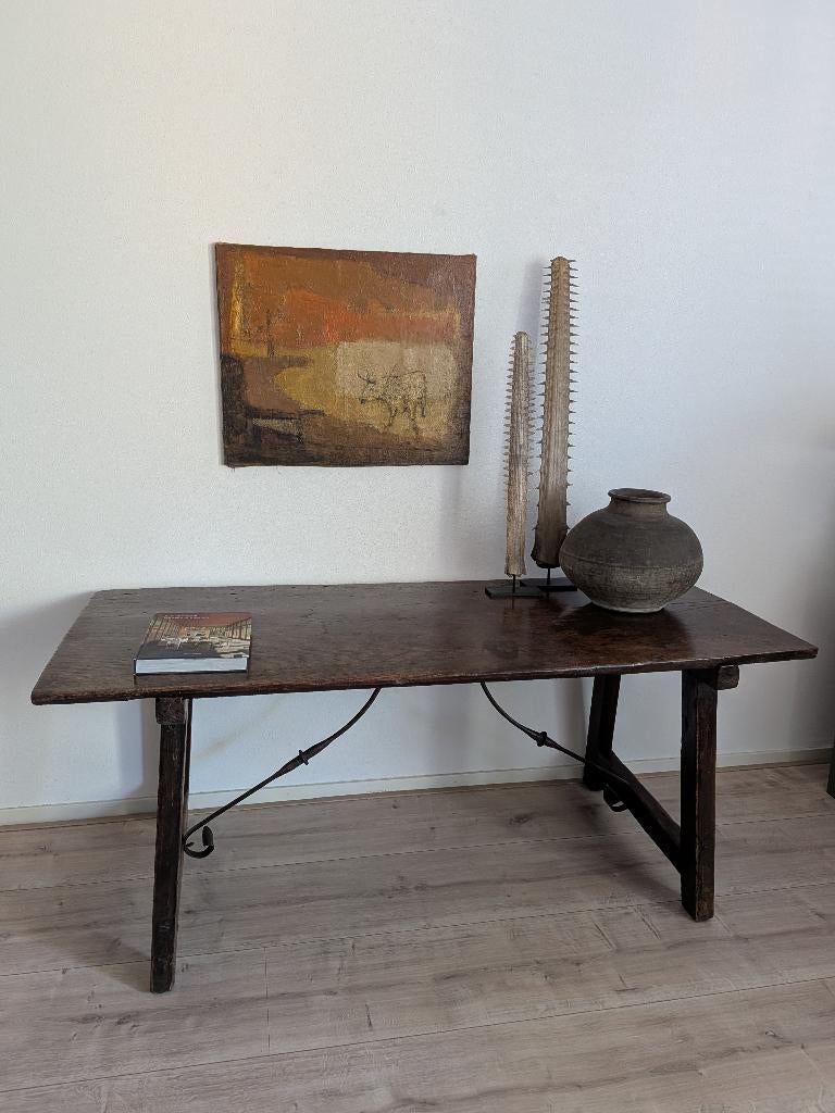 Antieke Spaanse  Tafel  18C, Antiek en Kunst, Antiek | Meubels | Tafels, Ophalen