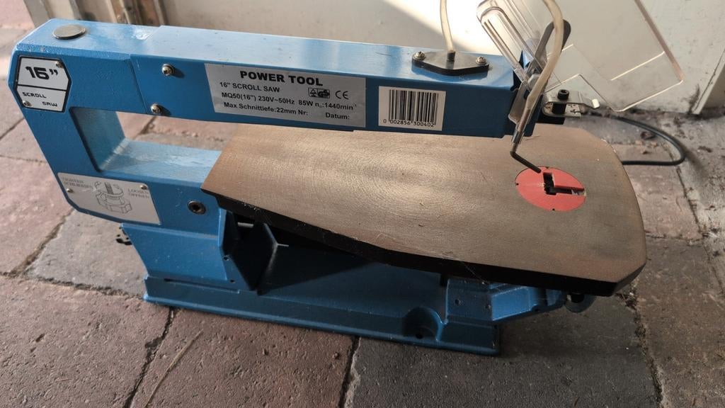 Figuurzaag Power Tool 16" Scroll Saw met pinpoint blades, Ophalen, Minder dan 30 mm, Gebruikt, Figuurzaag