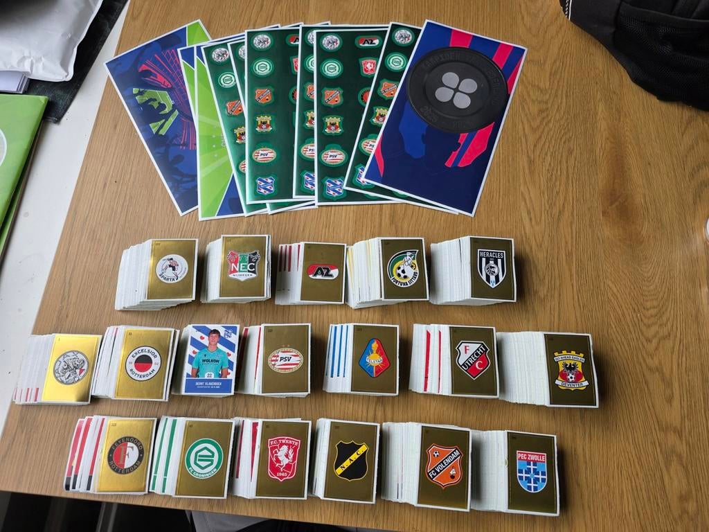 Xxl stickers en kleine voetbal stickers van de plus actie, Albert Heijn, Ophalen of Verzenden