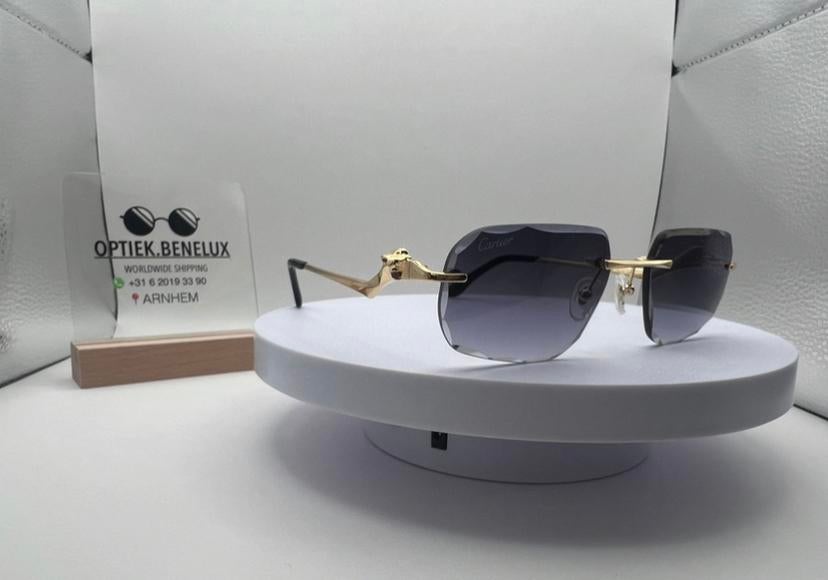 Cartier diamond cut panther zwart goud, Ophalen of Verzenden, Zo goed als nieuw, Zwart, Overige merken