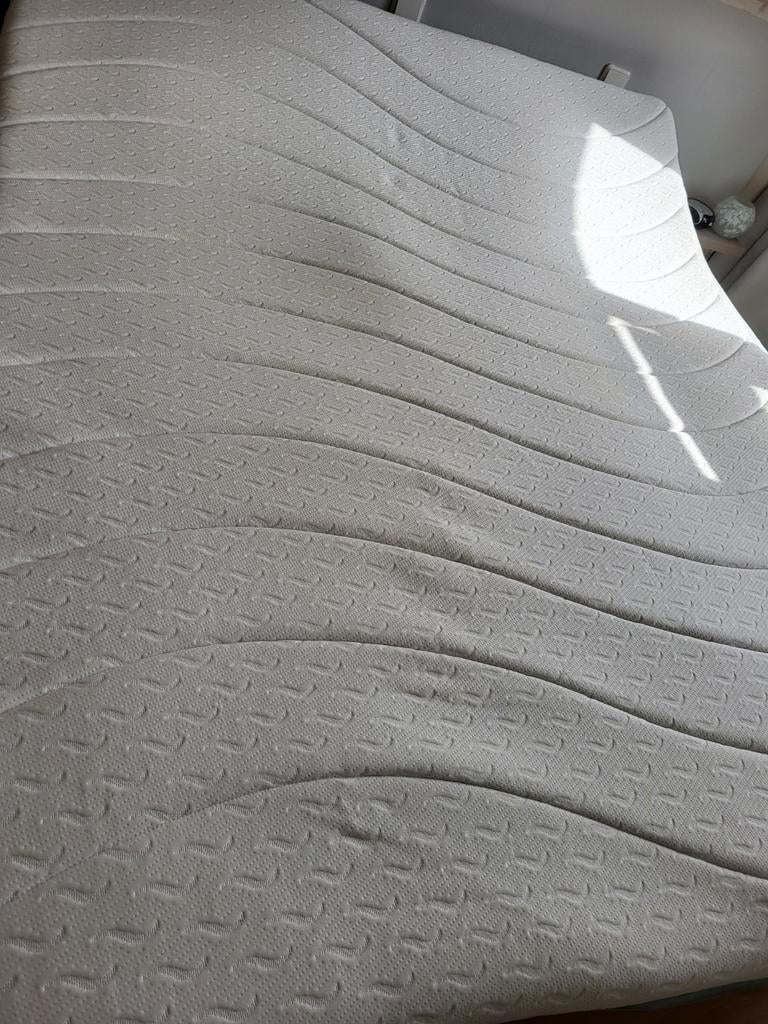 Wellpur traagschuim topper 160x200x8, Ophalen, Gebruikt, Tweepersoons, Matras