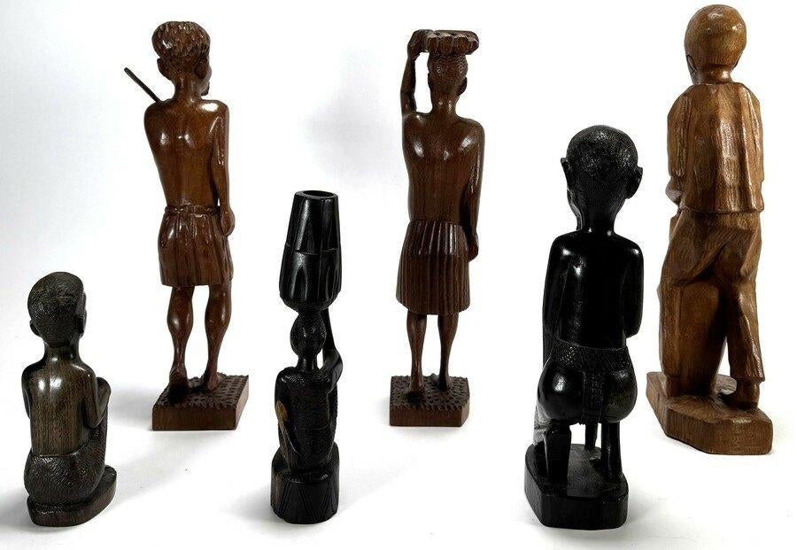 1459. Houten beelden, Afrika, eind 20e eeuw, Ophalen of Verzenden
