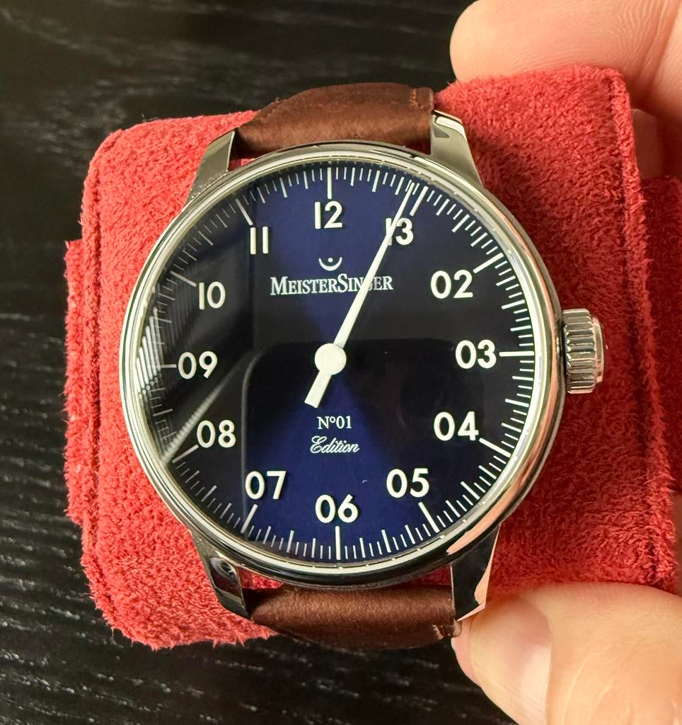 Meistersinger ED 3308 horloge - Limited Edition, Sieraden, Tassen en Uiterlijk, Horloges | Heren, Gebruikt, Polshorloge, Overige merken