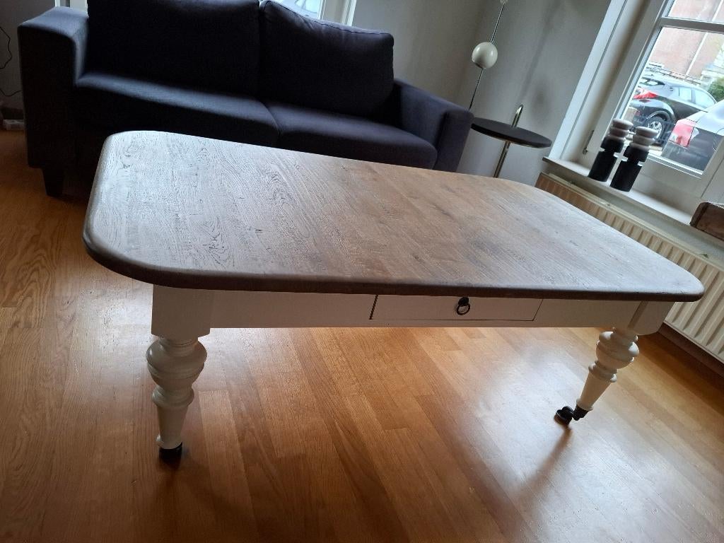 Salontafel, Ophalen, Gebruikt, 100 tot 150 cm, 50 tot 75 cm