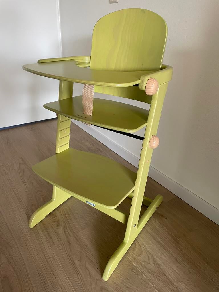 Meegroeistoel van Geuther, Ophalen, Zo goed als nieuw, Meegroeistoel, Afneembaar eetblad