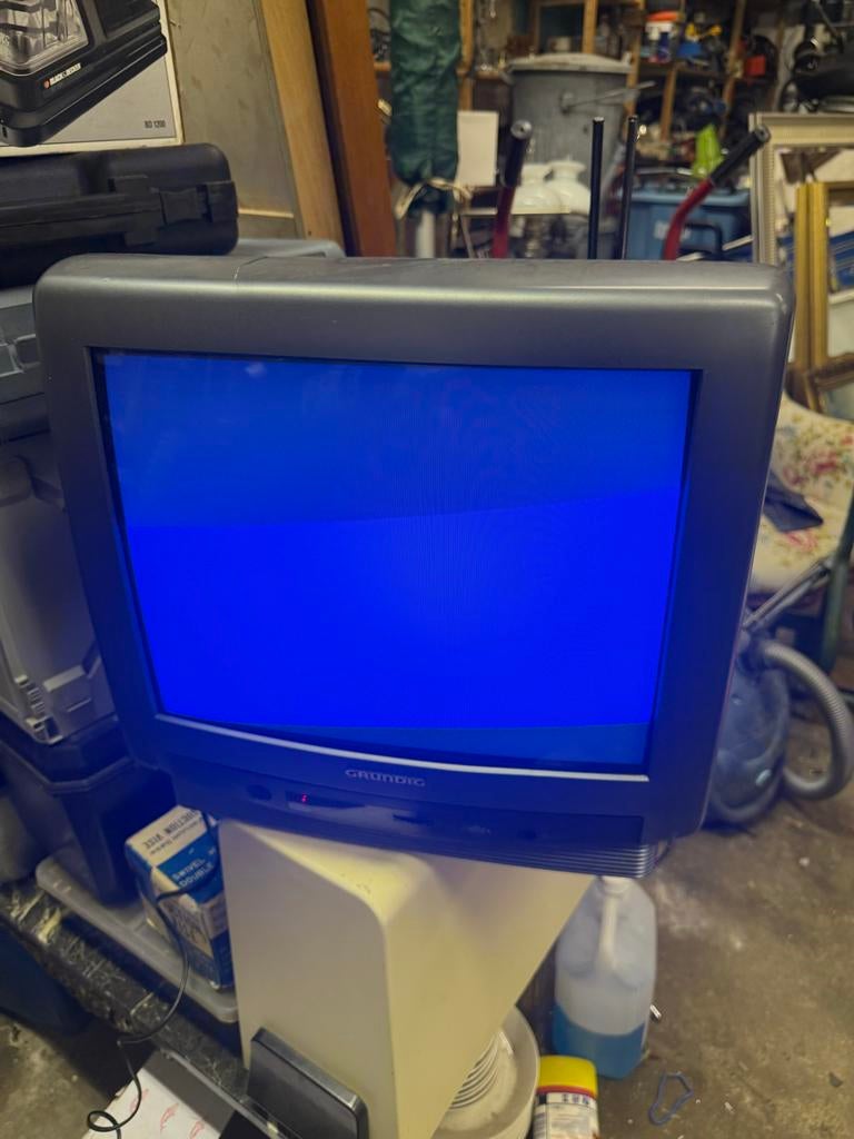Grundig vintage tv, Audio, Tv en Foto, Vintage Televisies, Ophalen, Gebruikt, Minder dan 40 cm, Grundig