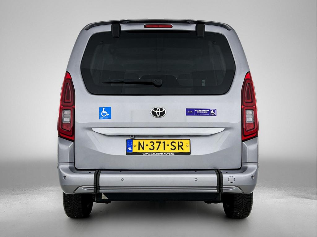 Toyota PROACE CITY Verso 1.2 Turbo Active Long Rolstoelauto, Auto's, Toyota, Voorwielaandrijving, 12 maanden, Stof, Gebruikt