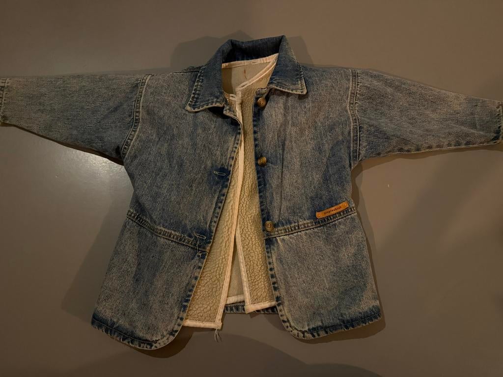 Piu Piu Chick spijkerjasje 'Breakfast for Rockstar' 4 jaar, Ophalen of Verzenden, Zo goed als nieuw, Jongen of Meisje