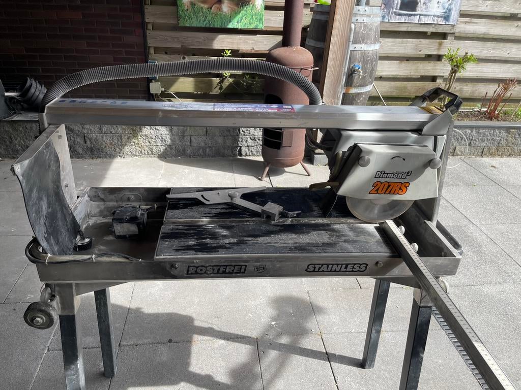 Te koop tegel zaag machine, Gebruikt, Overige typen, 600 tot 1200 watt, Ophalen of Verzenden
