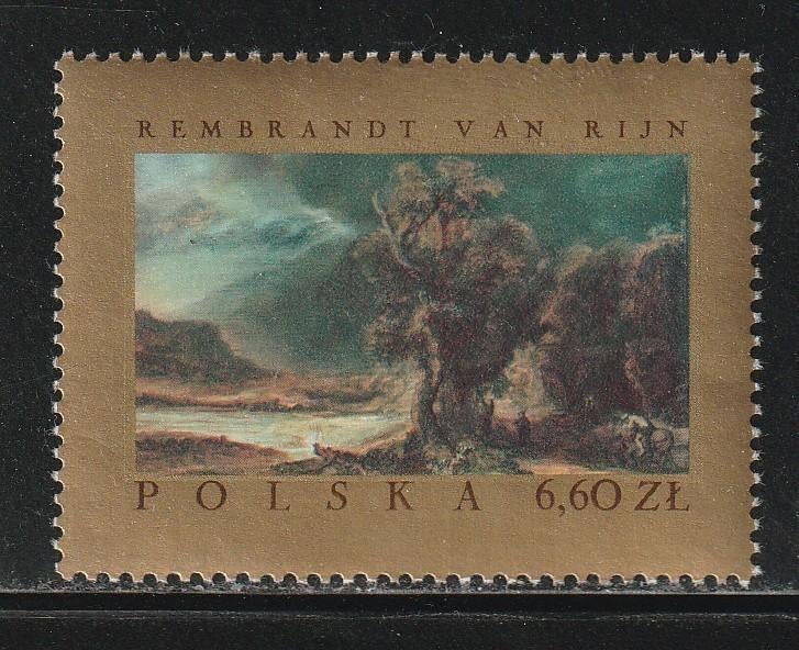 Polen 1967 - Schilderijen o.a. Rembrandt, Ophalen, Polen, Postfris