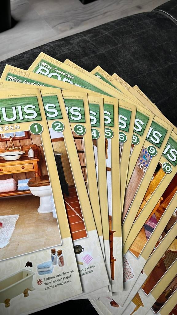 Poppenhuis bladen, Boeken, Tijdschriften en Kranten, Ophalen of Verzenden, Zo goed als nieuw