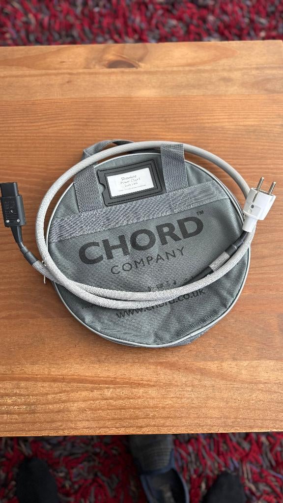 Chord Shawline Power Cable 2X, Ophalen of Verzenden, Gebruikt, Minder dan 2 meter, Overige kabels