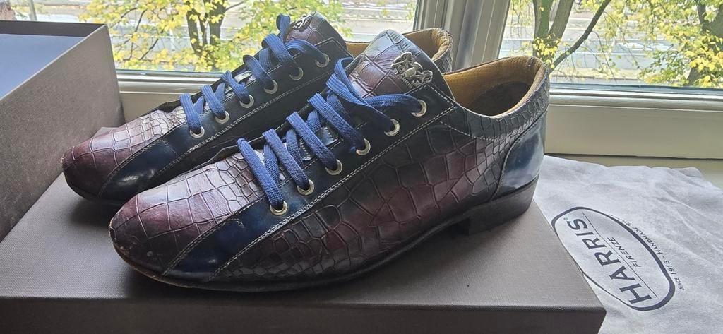 Harris herenschoenen maat 8, gedragen, Harris, Overige kleuren, Ophalen of Verzenden, Gedragen