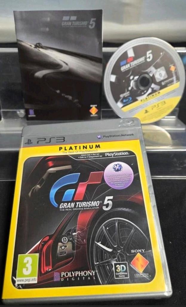 Gran Turismo 5 Platinum Edition PS3 - Zo goed als nieuw, Online, Racen en Vliegen, Ophalen of Verzenden, Vanaf 3 jaar
