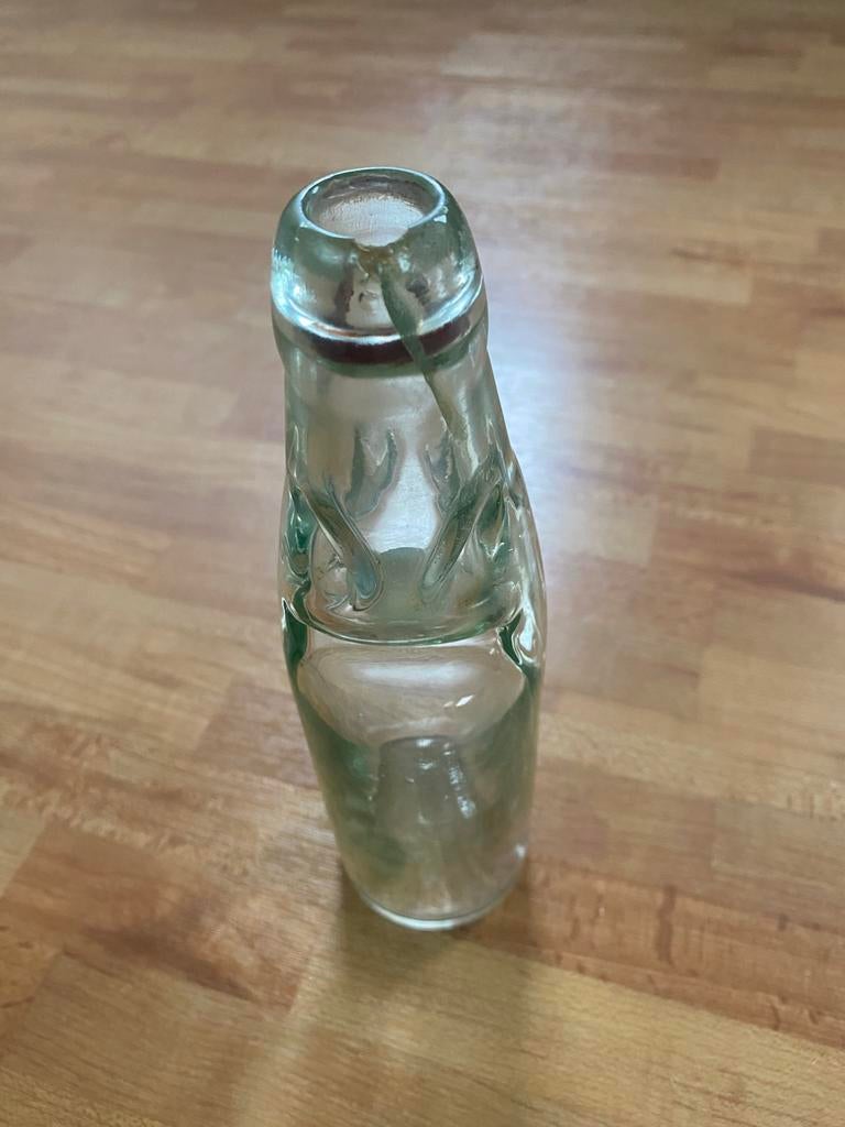 Vintage glazen knikkerflesje - Uniek verzamelobject, Ophalen