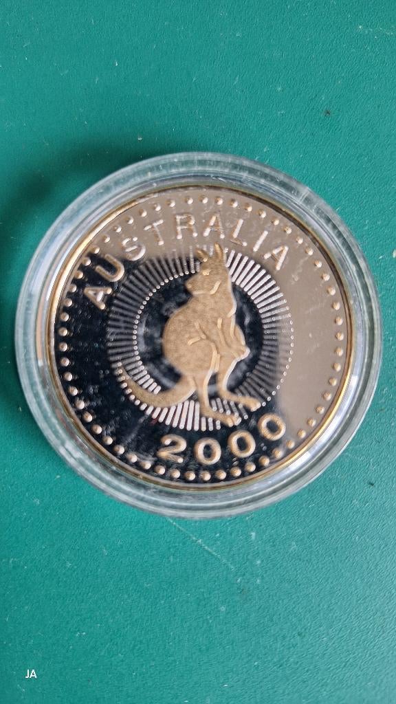 penning olympische spelen Australie 2000  zeldzaam, Postzegels en Munten, Penningen en Medailles, Ophalen of Verzenden, Overige materialen