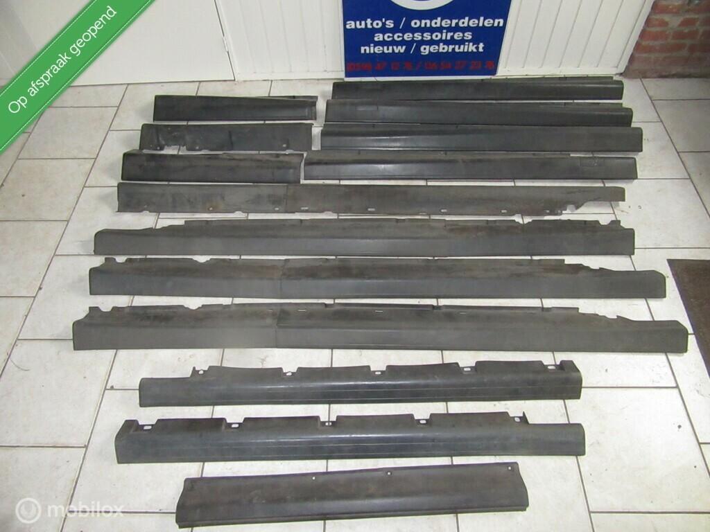 Zijskirt dorpelbekleders Opel Rekord E bj 1979 tm 1987, Gebruikt, Opel, Ophalen of Verzenden, Opel