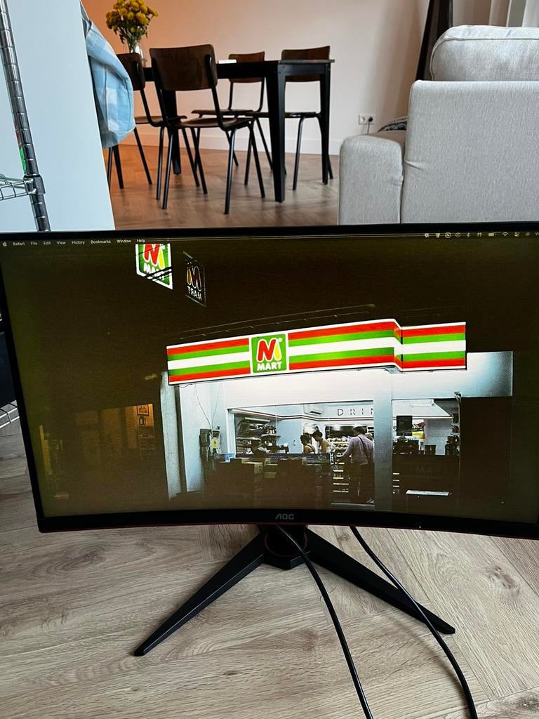 AOC C27G1 - 27 inch Curved Gaming Monitor, Computers en Software, Monitoren, Gebruikt, 101 t/m 150 Hz, Curved, VA