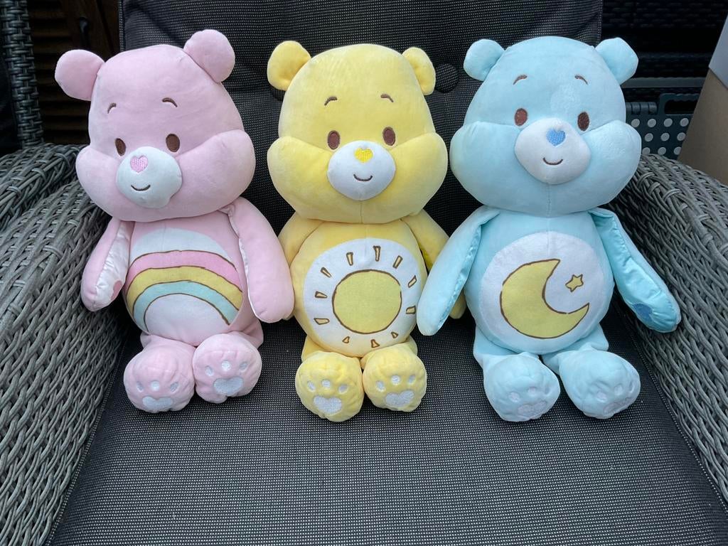 3 nieuwe zgan carebears of troetelberen met knisperhandjes, Ophalen, Nieuw, Stoffen beer, Overige merken