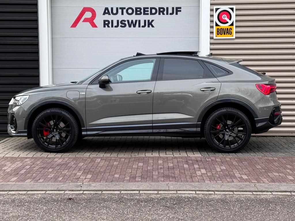 Audi Q3 Sportback 45 TFSI e S Edition Pano/Sonos/Keyless/Sfe, 12 maanden, Gebruikt, Alcantara, Hybride Elektrisch/Benzine