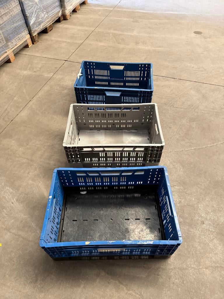 Klapkratten 60x40x25 cm - 2750 stuks, Doe-het-zelf en Verbouw, Kratten en Dozen, Gebruikt, 40 tot 60 cm, Opvouwbaar, 50 tot 75 cm