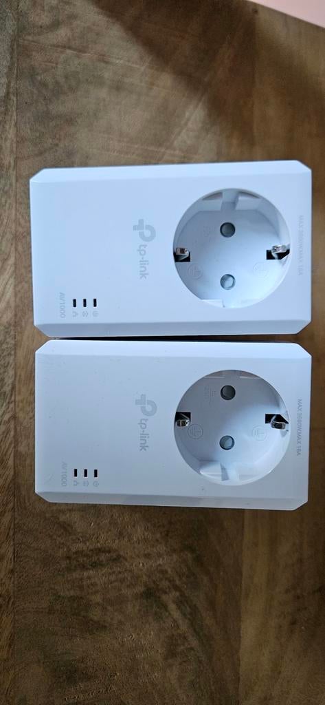 Set TP-Link TL-PA7017P Powerline Adapters, Computers en Software, Ophalen of Verzenden, Zo goed als nieuw, TP-LINK