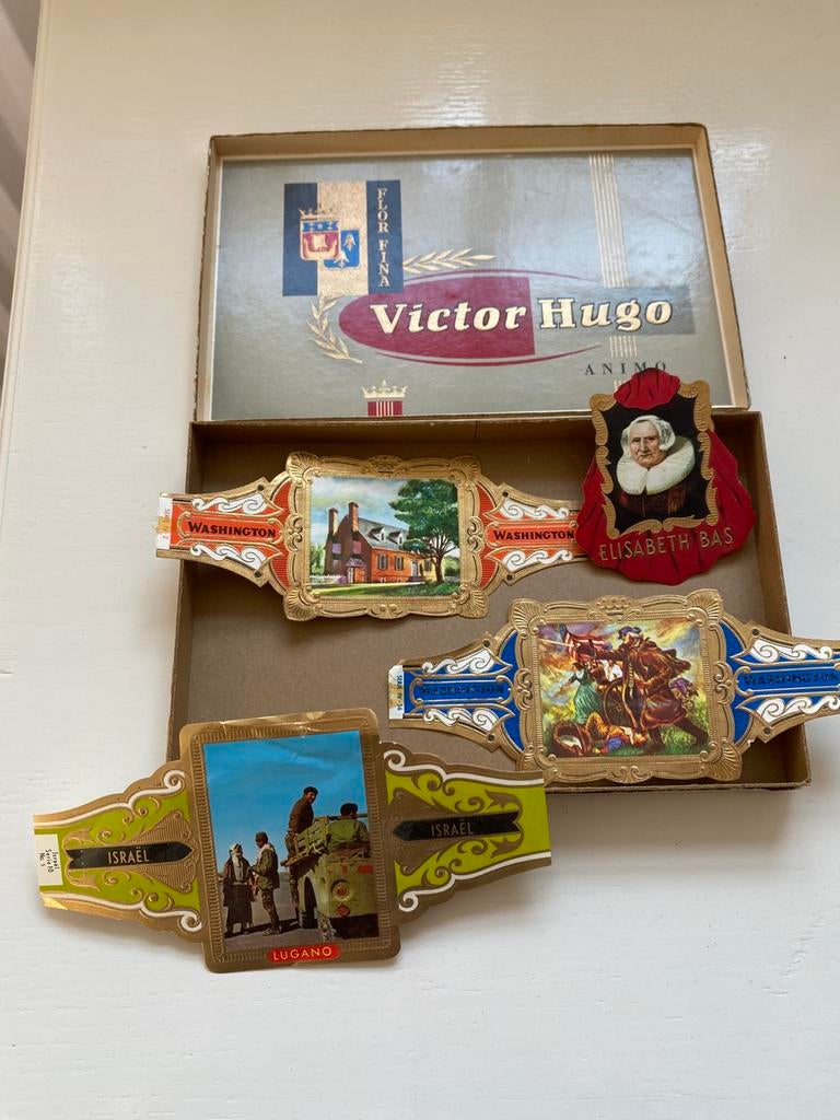 Sigaren doos en bandjes, Ophalen of Verzenden, Zegels, Bonnen of Punten