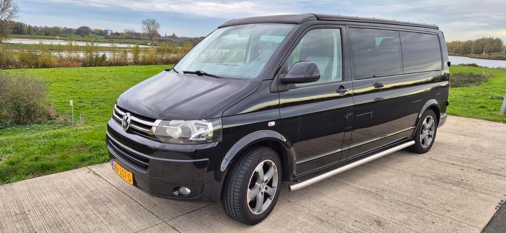 Vw transporter camper met slaapdak en multivan stoelen 8pers, Auto's, Volkswagen, Particulier, Transporter, ABS, Airbags, Airconditioning