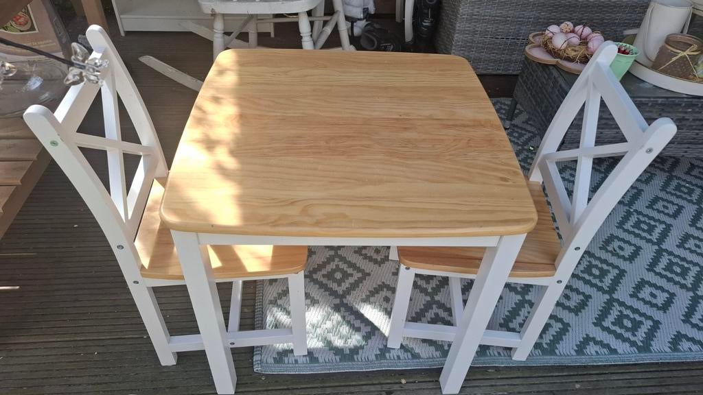 Kinder tafel en stoelen, Kinderen en Baby's, Kinderkamer | Tafels en Stoelen, Ophalen, Tafel(s) en Stoel(en)