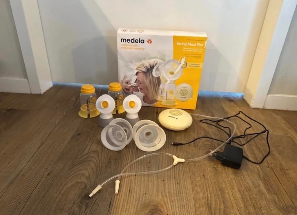 Medela Swing Maxi Flex dubbele elektrische borstkolf, Ophalen of Verzenden, Zo goed als nieuw, Borstkolf