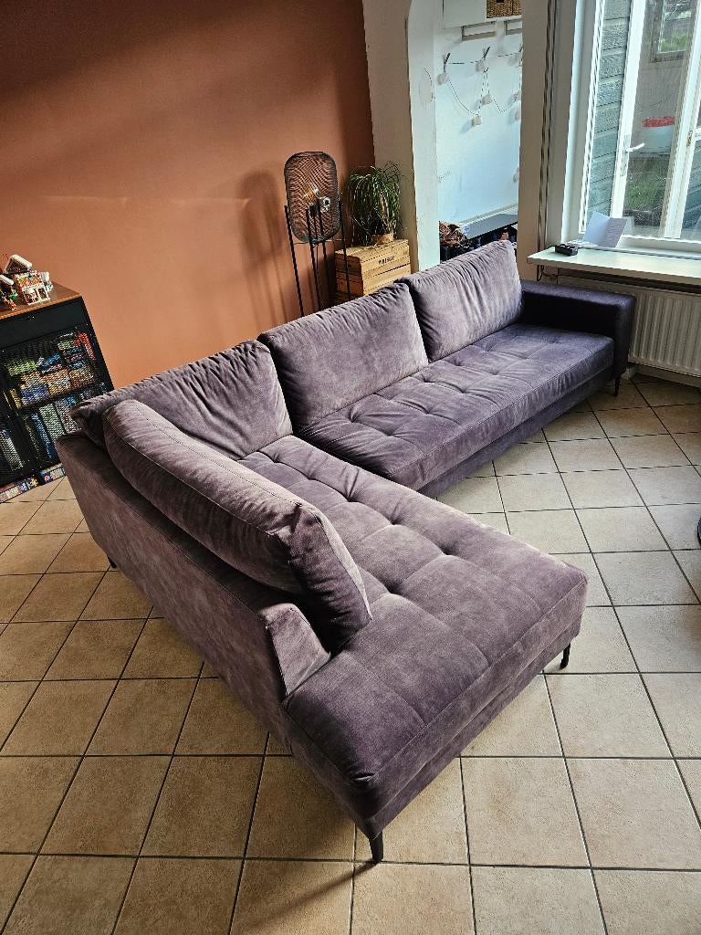 Goossens Coco hoekbank – zeer goede staat - MOET NU WEG, Huis en Inrichting, Banken | Bankstellen, Ophalen, 250 tot 300 cm, Hoekbank