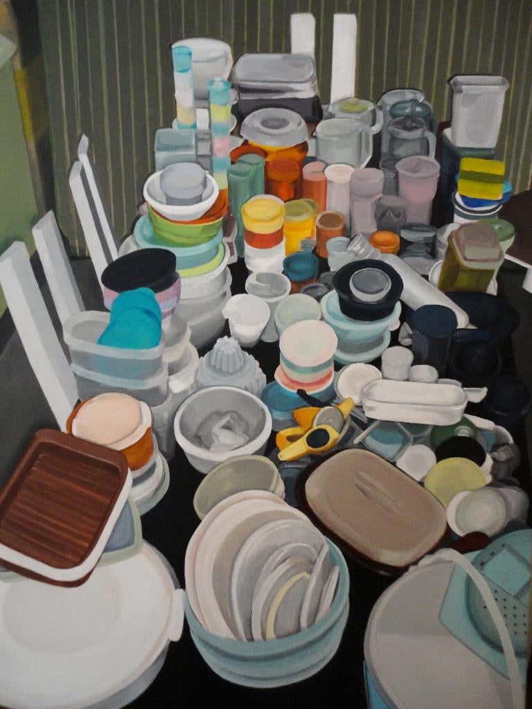 Partij huishoudelijke bakjes, Ophalen, Gebruikt